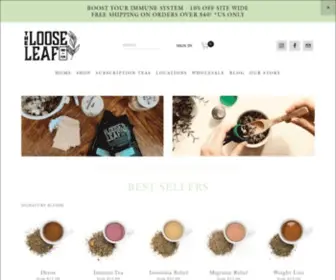 Looseleafblends.com(Bound by the desire to provide a sensible wellness alternative and serve a community) Screenshot