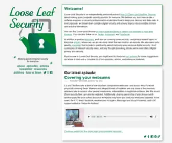 Looseleafsecurity.com(Loose Leaf Security) Screenshot