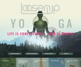 Loosenup.com.au(Modern and fun yoga in Hobart (Tasmania)) Screenshot