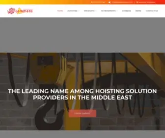 Lootahlemmens.com(A leading crane system manufacturing company in the UAE) Screenshot