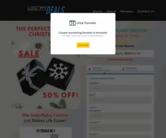 Lootmydeals.com(Snowflake Twister) Screenshot