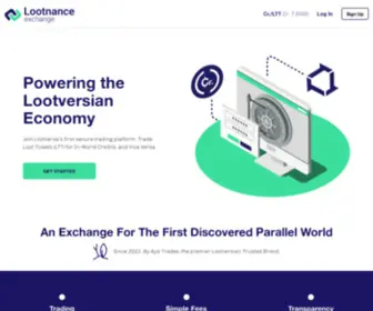 Lootnance.com(Lootnance Exchange) Screenshot