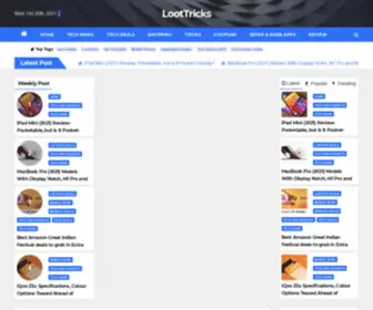 Loottricks.in(This website) Screenshot