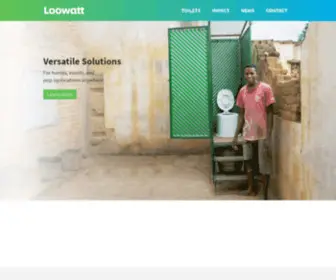 Loowatt.com(Toilet Systems for Today) Screenshot