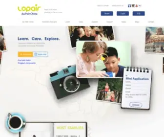 Lopair.com(LoPair Au Pair China) Screenshot