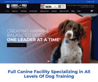 Lopci.com(Leader of the Pack Canine Institute) Screenshot