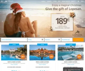 Lopesan.com(Lopesan Hotels) Screenshot