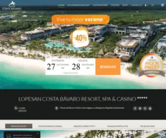 Lopesancostabavaro.com(Lopesan Costa Bávaro) Screenshot