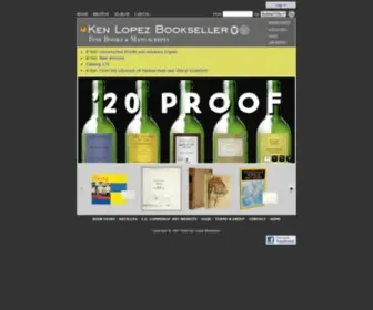 Lopezbooks.com(Ken Lopez Bookseller) Screenshot
