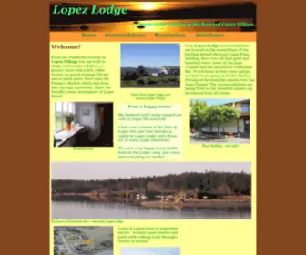 Lopezlodge.com(Lopez Lodge) Screenshot