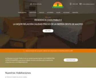 Lopezrumayor.com(Residencia Juan Pablo II) Screenshot