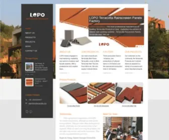 Lopoterracotta.com(LOPO Terracotta Corporation) Screenshot