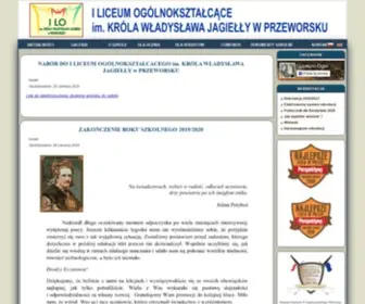 Loprzeworsk.pl(Liceum Ogólnokształcące w Przeworsku) Screenshot