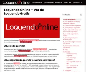 Loquendo.online(LOQUENDO ONLINE) Screenshot