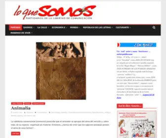 Loquesomos.org(Frontpage) Screenshot