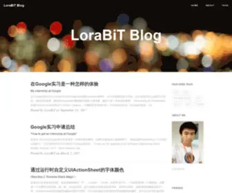 Lorabit.com(谢亚南的博客) Screenshot