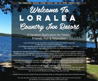 Loraleacountryinn.com(Algonquin Highlands) Screenshot