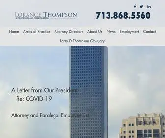 Lorancethompson.com(Lorance Thompson) Screenshot