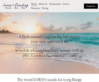 Lorancoaching.com(Estrella Cudmore) Screenshot