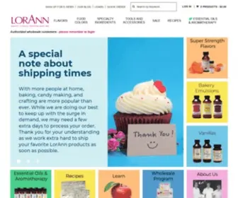 Lorannoils.com(LorAnn Oils) Screenshot