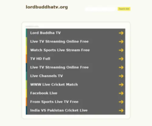 Lordbuddhatv.org(Lord Buddha TV) Screenshot