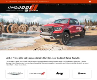 Lordetfreres.com(L'Islet Chrysler) Screenshot