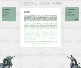 Lordlandless.de(Homepage der Filk) Screenshot