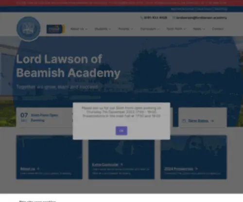Lordlawson.org.uk(Lord Lawson Academy) Screenshot