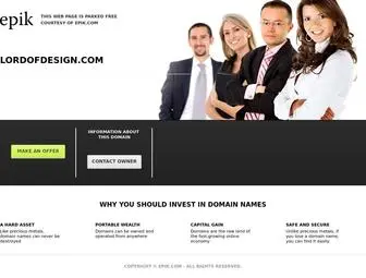 Lordofdesign.com(Make an Offer if you want to buy this domain. Your purchase) Screenshot