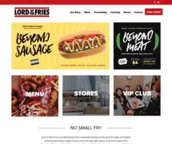 Lordofthefries.co.nz(Lord of the Fries) Screenshot