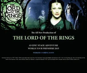 Lordoftherings.com(The Lord of the Rings) Screenshot