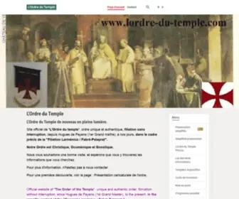 Lordre-DU-Temple.com(Ordre du Temple) Screenshot