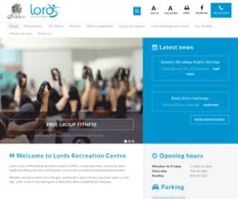 Lords.com.au(Gym Subiaco) Screenshot