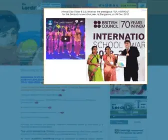 Lordsinternationalschool.com(International Schools / Residential School Tamilnadu India) Screenshot