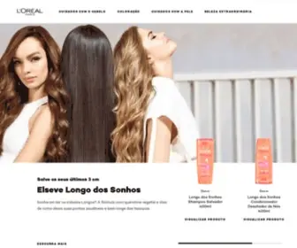 Loreal-Paris.com.br(Cabelos, Coloração, Proteção Solar e Pele) Screenshot