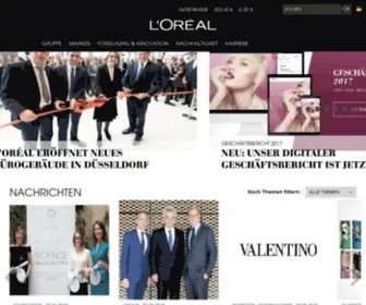 Loreal.de(L’Oréal) Screenshot