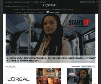 Loreal.mx(L’Oréal) Screenshot