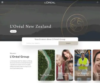 Loreal.nz(L'Oréal) Screenshot