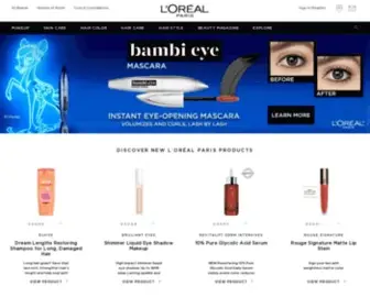 Lorealparis.com(Laat je adviseren door onze Beauty Experts en ontdek onze mooi producten) Screenshot