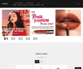 Lorealparisindonesia.com(L'Oréal Paris) Screenshot