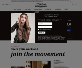 Lorealprofessionnel.ca(L'Oréal Professionnel) Screenshot