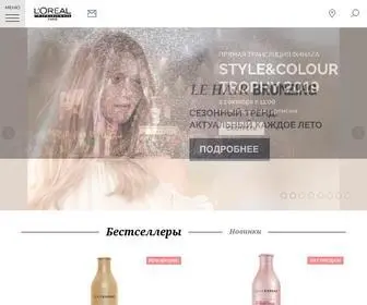 Lorealprofessionnel.ru(L’Oréal Professionnel) Screenshot