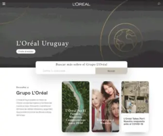 Lorealuruguay.uy(L'Oréal) Screenshot