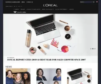 Lorealusa.com(L'Oréal) Screenshot