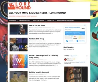 Lorehound.com(Lore Hound) Screenshot