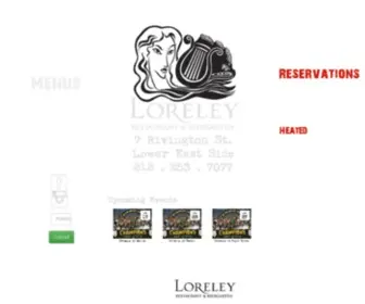 Loreleynyc.com(Loreley Beer Garden NYC) Screenshot