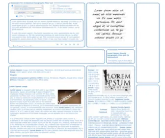 Lorem-Ipsum.info(Professional lorem ipsum generator for typographers) Screenshot