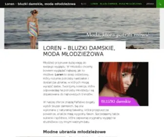 Loren.net.pl(Bluzki damskie) Screenshot