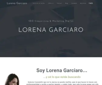 Lorenagarciaro.com(Lorena Garciaro) Screenshot