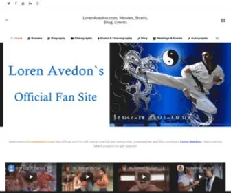 Lorenavedon.com(Movies, Stunts, Blog, Events) Screenshot